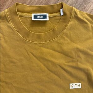 KITH Men's Mustard Shirt (Size small)